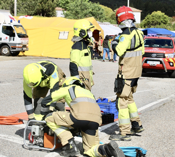 Fire drill between Spain and Portugal as part of the Valkyries project, led by Indra