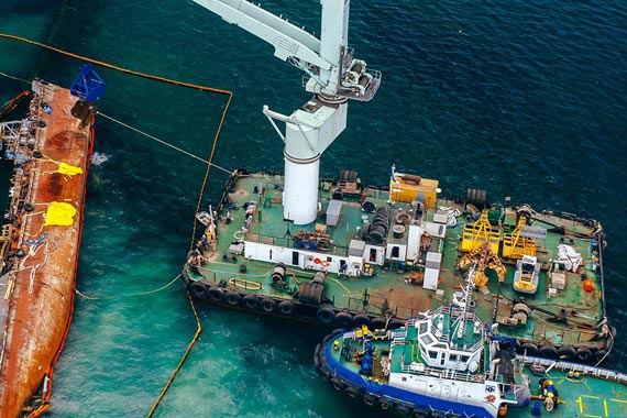 Use Case: Rescue of people and collection of pollution on sea in international waters (Norway-Netherlands-Denmark) 